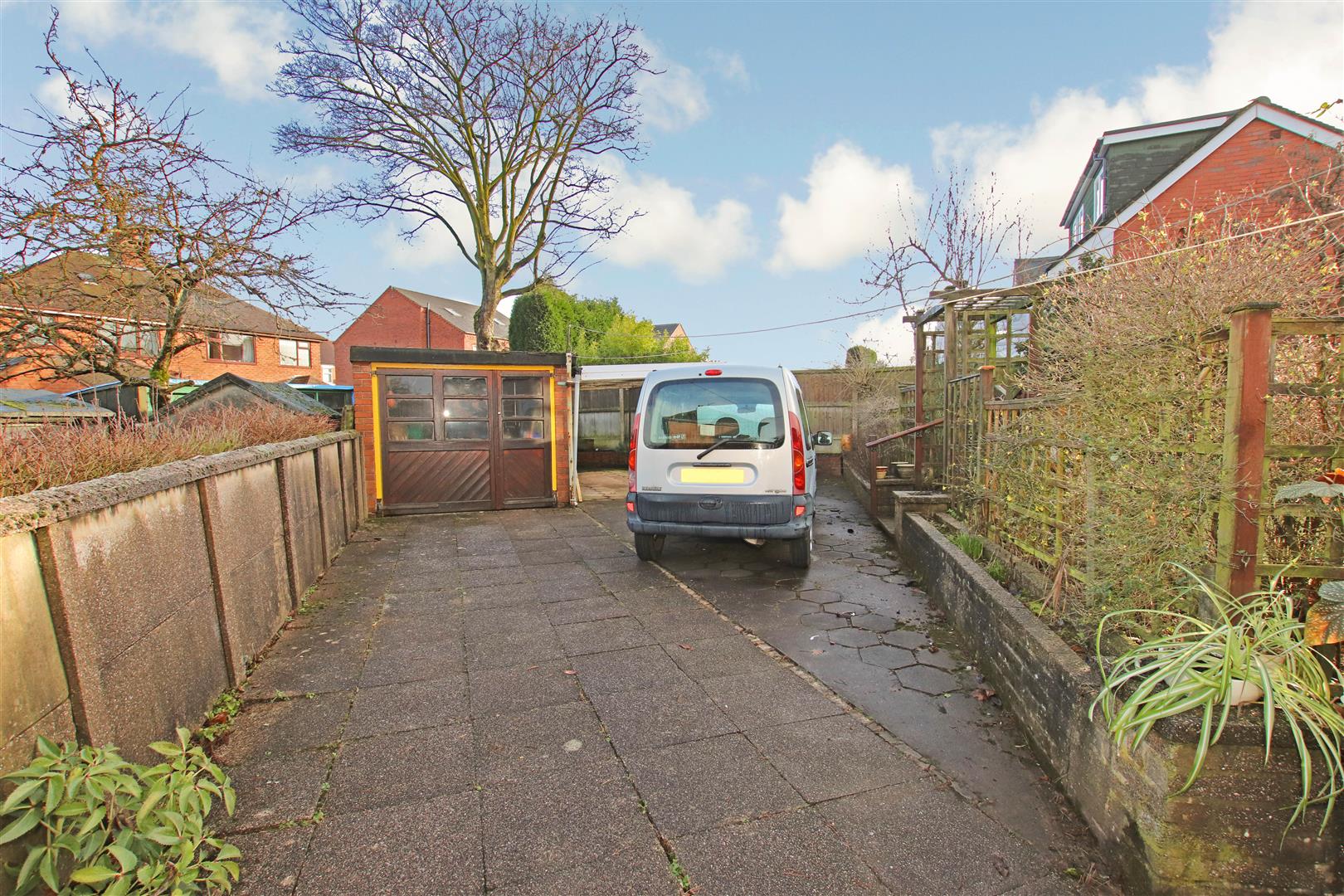 DETACHED BRICK GARAGE